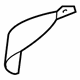 GM 13247824 Heat Shield, Driver Side GM 13247824 Heat Shield, Driver Side