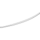 GM 26444494 Applique Assembly-Rear Closure Center *Exterior Brim