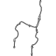 GM 86531460 Cable, Folding Rear Seat GM 86531460 Cable, Folding Rear Seat