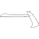 GM 84295810 Trim Molding, Driver Side, Carbon GM 84295810 Trim Molding, Driver Side, Carbon