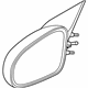 GM 22726679 Mirror, Rear Passenger Side