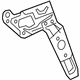 GM 84008363 Lower Extension, Rear Inner Driver Side GM 84008363 Lower Extension, Rear Inner Driver Side