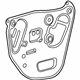 GM 85612617 Water Deflector, Front Passenger Side GM 85612617 Water Deflector, Front Passenger Side
