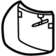 GM 84348115 Mirror Inside Cover, Rear