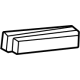 GM 84447937 Pad, Theft Deterrent Or Front / Rear / Side / Intake Object GM 84447937 Pad, Theft Deterrent Or Front / Rear / Side / Intake Object