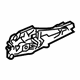 GM 13515503 Handle Base, Front Passenger Side GM 13515503 Handle Base, Front Passenger Side