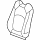 GM 15900649 Seat Back Cover, Driver Side GM 15900649 Seat Back Cover, Driver Side