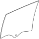 GM 85050399 Window, Rear Door Window GM 85050399 Window, Rear Door Window