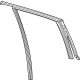 GM 85693737 Weatherstrip, Rear Side Door Window Glass Running GM 85693737 Weatherstrip, Rear Side Door Window Glass Running