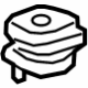GM 84798338 Mount Cushion, Upper GM 84798338 Mount Cushion, Upper