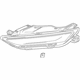 GM 87830987 Daytime Run Lamp, Driver Side GM 87830987 Daytime Run Lamp, Driver Side