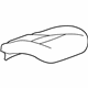 GM 22823478 Cushion Cover, Front GM 22823478 Cushion Cover, Front