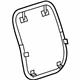 GM 20972444 Seat Back Panel, Black, Front GM 20972444 Seat Back Panel, Black, Front