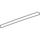 GM 42828145 Molding, Rear Side Door Window Reveal, Upper GM 42828145 Molding, Rear Side Door Window Reveal, Upper