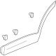 GM 42821630 Molding, Rear Side Door, Lower GM 42821630 Molding, Rear Side Door, Lower