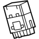 GM 13529874 USB Port, Jet Black GM 13529874 USB Port, Jet Black
