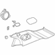 GM 84543345 Upper Quarter Trim, Jet Black, Driver Side
