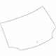 GM 84225026 Lift Gate Glass, Rear