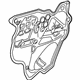 GM 39198239 Water Deflector, Front Driver Side