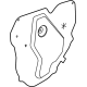 GM 42485197 Water Deflector, Front Passenger Side GM 42485197 Water Deflector, Front Passenger Side