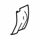 GM 20951963 Stone Guard, Outer Driver Side GM 20951963 Stone Guard, Outer Driver Side
