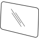 GM 87828127 Mirror Glass, Rear Passenger Side GM 87828127 Mirror Glass, Rear Passenger Side