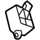 GM 87860393 Side Camera Retainer, Rear Driver Side GM 87860393 Side Camera Retainer, Rear Driver Side