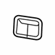 GM 15255111 Seat Belt Guide, Black