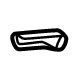 GM 84701562 Recline Handle, Black, Rear GM 84701562 Recline Handle, Black, Rear