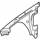 GM 22855930 Upper Rail, Front Outer Driver Side GM 22855930 Upper Rail, Front Outer Driver Side