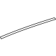 GM 22999264 Molding, Rear Side Door Window Reveal, Upper GM 22999264 Molding, Rear Side Door Window Reveal, Upper