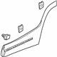 GM 84454222 Lower Molding, Rear Driver Side GM 84454222 Lower Molding, Rear Driver Side