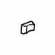 GM 20827384 Rail End Cap, Rear Driver Side
