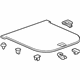 GM 20926357 Floor Cover, Jet Black, Rear GM 20926357 Floor Cover, Jet Black, Rear