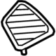 GM 84453306 Speaker Grille, Black, Front Driver Side GM 84453306 Speaker Grille, Black, Front Driver Side