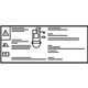 GM 84292112 Battery Label