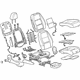 GM 42730293 Seat Assembly, Black, Front Rear