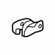 GM 22990892 Inner Hinge Pillar Bracket, Driver Side