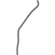 GM 20937692 Front Hose, Passenger Side GM 20937692 Front Hose, Passenger Side