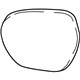 GM 22871484 Mirror Glass, Rear Driver Side
