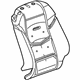 GM 23149387 Seat Back Pad, Front GM 23149387 Seat Back Pad, Front