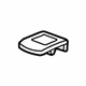 GM 84049053 Latch Cover, Titanium, Rear GM 84049053 Latch Cover, Titanium, Rear