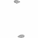 GM 42520214 Air Vent, Driver Side GM 42520214 Air Vent, Driver Side