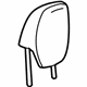 GM 22782394 Headrest, Orange, Front Passenger Side GM 22782394 Headrest, Orange, Front Passenger Side