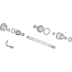 GM 84492513 Axle Assembly, Rear Driver Side