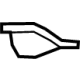 GM 23266737 Gusset, Passenger Side GM 23266737 Gusset, Passenger Side