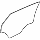 GM 20816094 Door Glass, Rear Driver Side