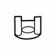 GM 13324062 Antenna Clamp
