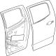 GM 87819883 Door Shell, Rear Driver Side GM 87819883 Door Shell, Rear Driver Side