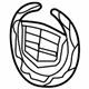 GM 22814067 Emblem, Front